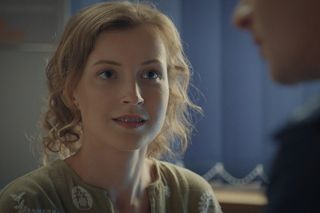 M jak miłość odc. 1821. Natalka (Dominika Suchecka), Adam Karski (Patryk Szwichtenberg)