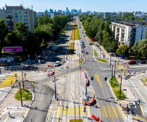 Tramwaj na Stegny w Warszawie w przeddzień otwarcia