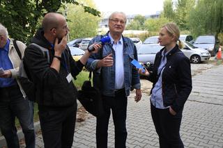 Oględziny kamiennych płyt w Lublinie