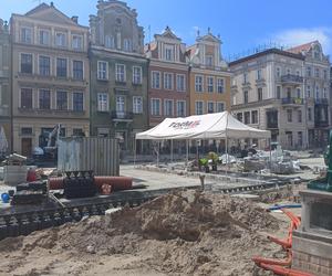 Remont Starego Rynku w Poznaniu trwa. Czy to już ostatnia prosta?