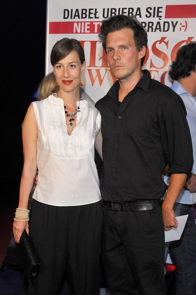 Maja Ostaszewska z partnerem