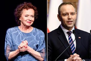 Protest pod Belwederem z udziałem Szczepkowskiej. Aktorka uderza w Karola Nawrockiego