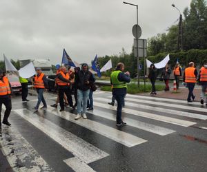 Protest kolejarzy w Czechowicach-Dziedzicach