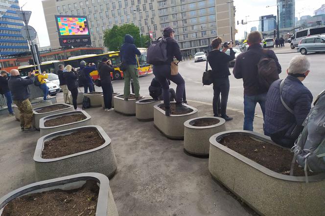 Strajk Przedsiębiorców: Policja poszukuję mężczyzny, który uszkodził radiowóz! [WIDEO]