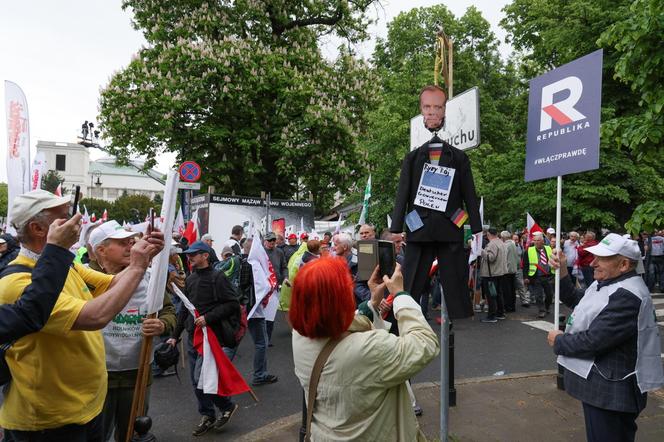 Protest w Warszawie