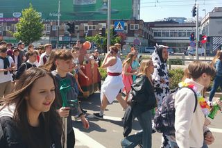 Korowód studencki rozpoczyna Juwenalia Śląskie 2025 w Katowicach