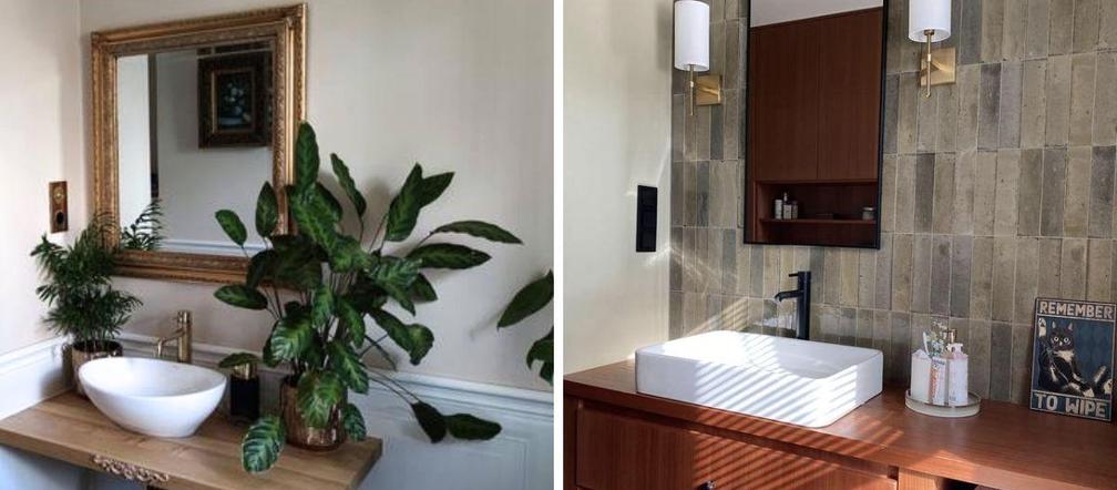 Jedna łazienka na dwa sposoby