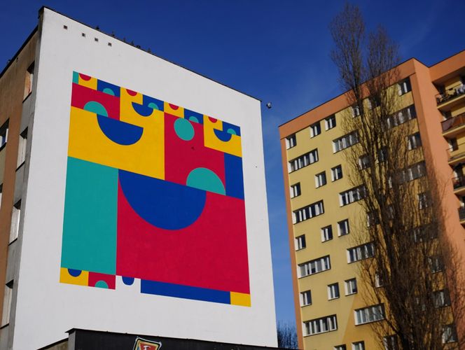 Nowy mural na bloku przy ul. Hutniczej na Tatarach w Lublinie