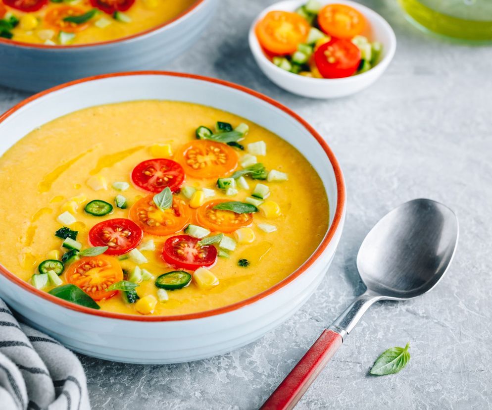 Zupa krem z żółtych pomidorów