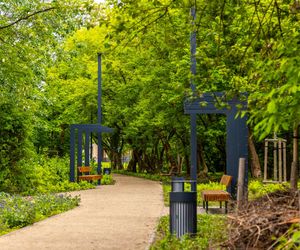 Park linearny przy ul. Suwak w Warszawie