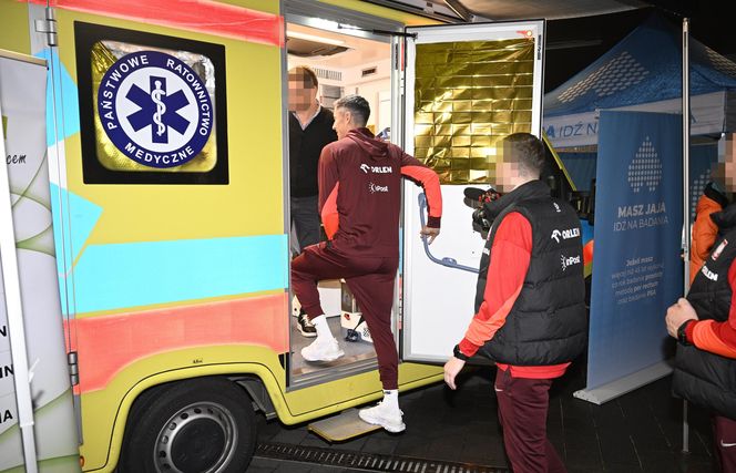 Lewandowski poszedł na badania po konferencji kadry