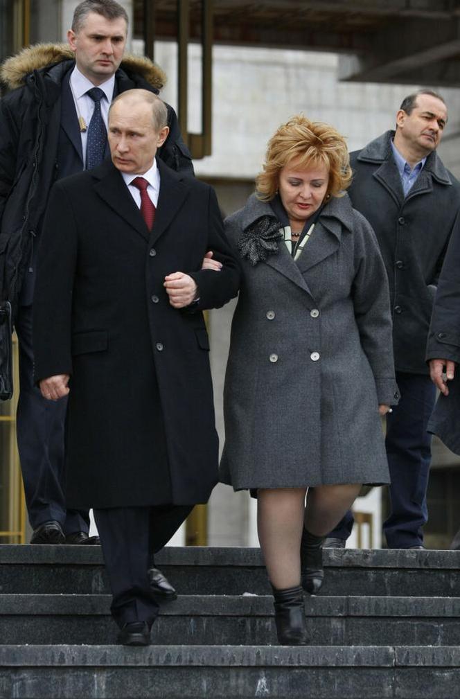 Władimir Putin z żoną Ludmiłą Putiną