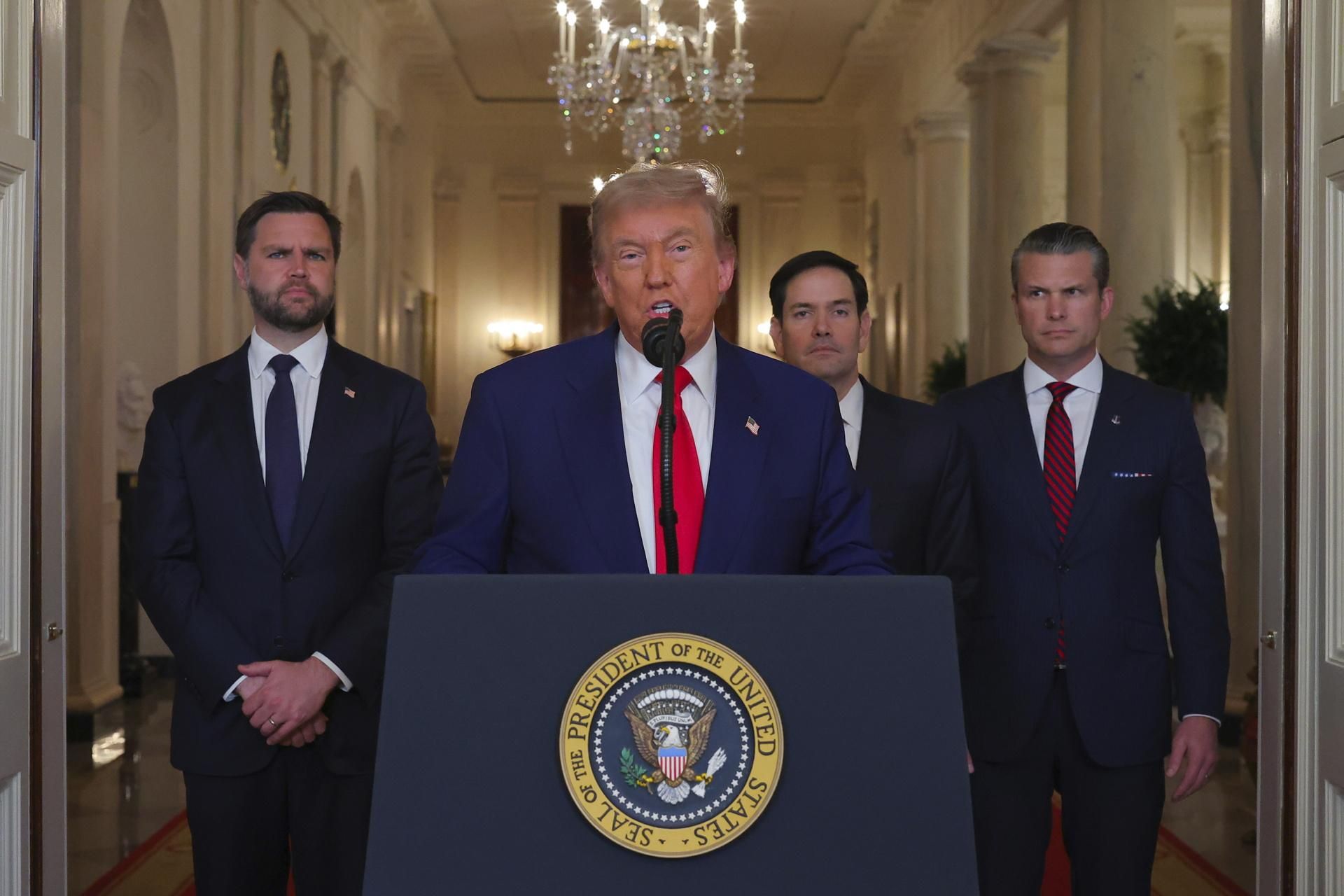Kompleks nuklearny Fordo w Iranie po ataku USA 