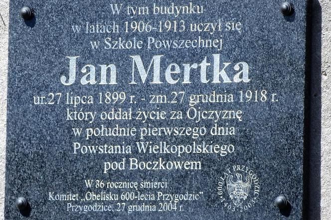 Przygodzice. Postawią pomnik Janowi Mertce
