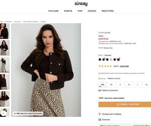 Marynarki i żakiety Sinsay