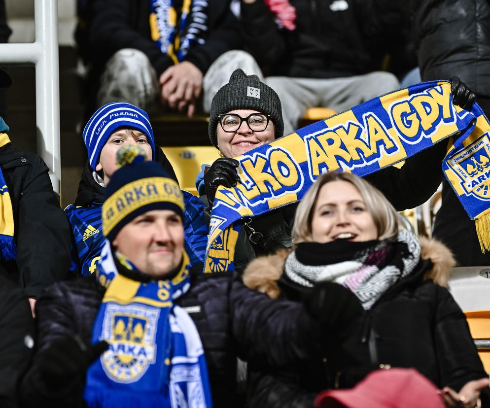 Piękne zdjęcia kibiców z meczu Arka - Lech