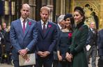 Książę Harry, Meghan Markle, książę William i księżna Kate