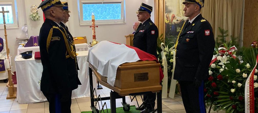 Pogrzeb strażaka OSP Balice, który zginął potrącony A4