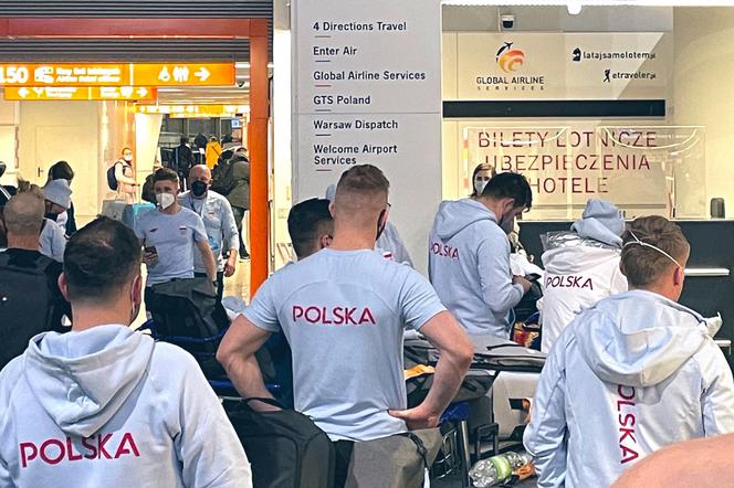 Pekin 2022 reprezentacja Polski, problemy na lotnisku