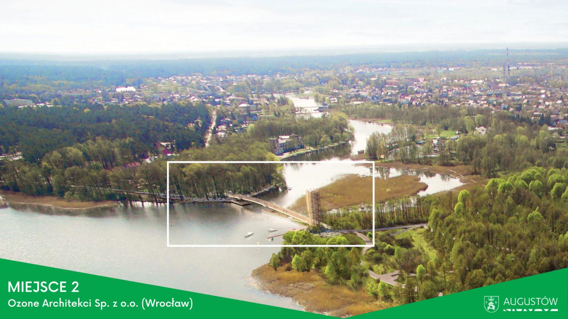 Konkurs na projekt kładki i wieży widokowej w Augustowie: wyniki