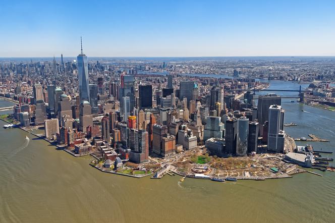 Manhattan, widok na Manhattan, panoramam Nowego Jorku