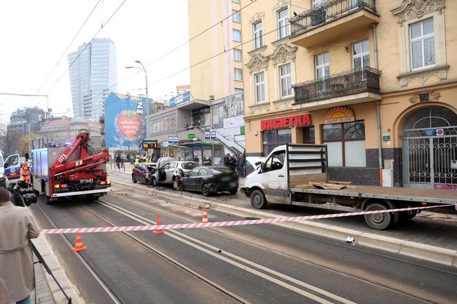 Wypadek w Szczecinie plac Rodła 