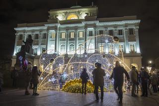Świąteczne iluminacje w Warszawie