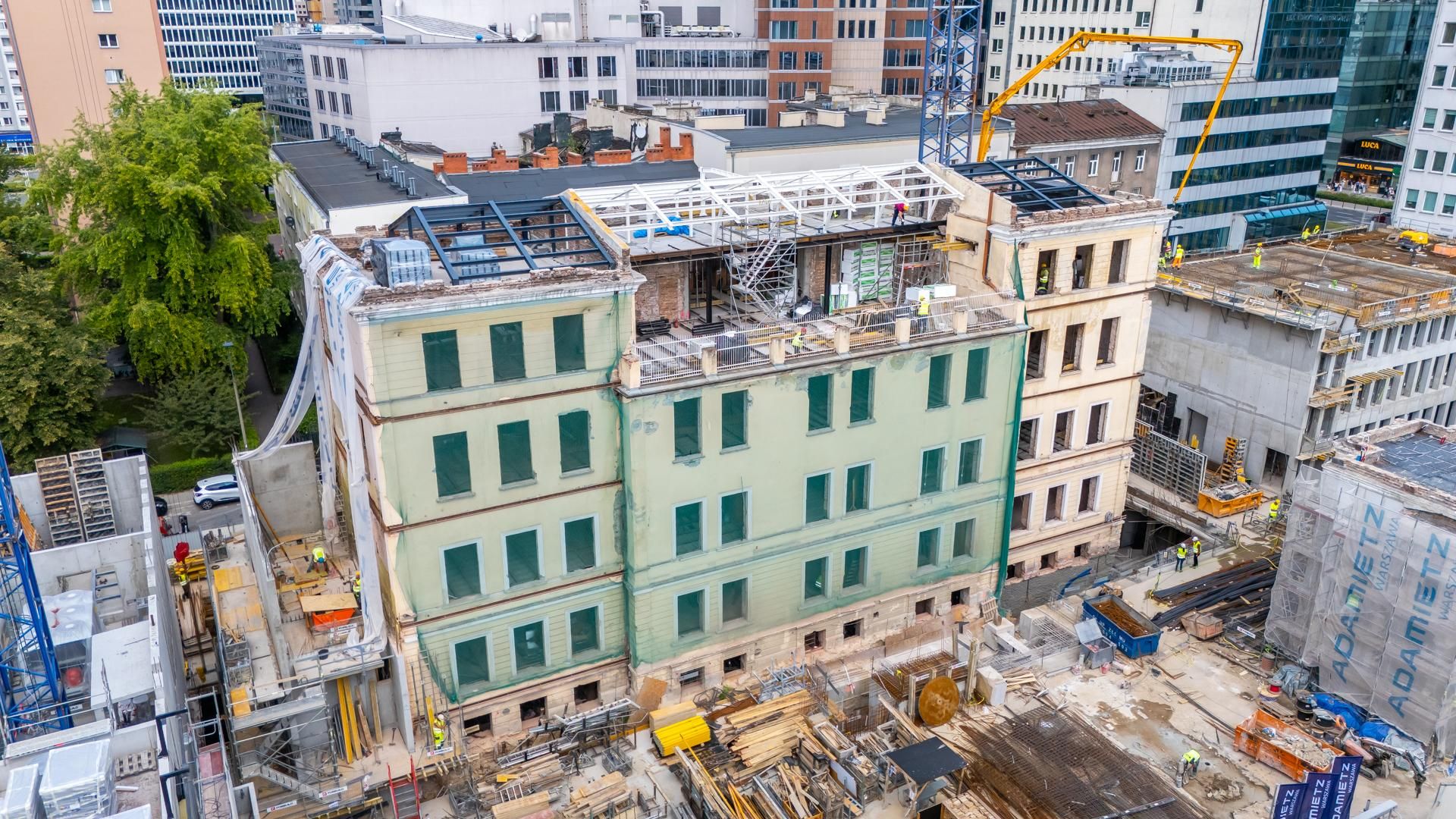 Budowa Muzeum Getta Warszawskiego - nowe zdjęcia! Sierpień 2025 rok