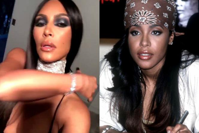 Kim Kardashian i nieżyjąca Aaliyah