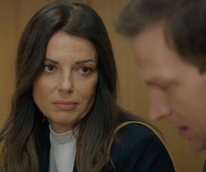 Barwy szczęścia, odcinek 3200: Łukasz (Michał Rolnicki), Kasia (Katarzyna Glinka) 