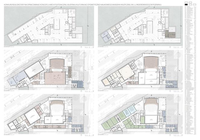 Konkurs SARP na budynek Akademii Muzycznej w Poznaniu - wyróżnienie równoległe