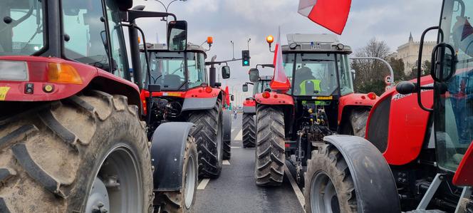 Protest rolników w Lublinie [GALERIA]