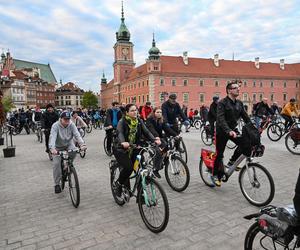 Rowerowa Masa Krytyczna na ulicach Warszawy