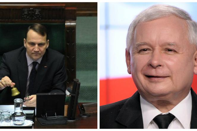 Jarosław Kaczyński, Radosław Sikorski
