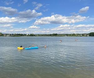 Upał nad Zalewem Kraśnickim