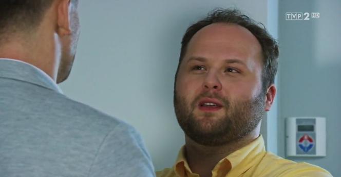 Barwy szczęścia odc. 1906. Maciej Wilk (Adam Szczyszczaj), Klemens (Sebastian Perdek)