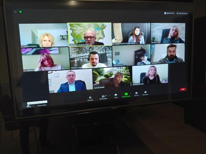Spotkanie starosty z dyrektorami szkół 