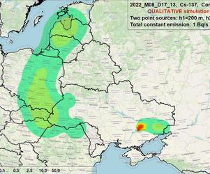  Radioaktywna chmura może dotrzeć do Polski. Pokazano zagrożone regiony