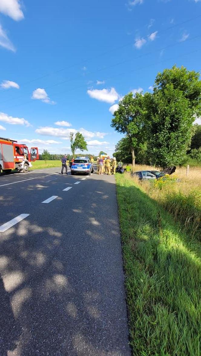 Wpadek na DK2 w pobliżu Zbuczyna