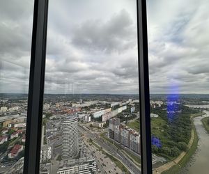 Byliśmy 40, piętrze najwyższego budynku mieszkalnego w Polsce. Widok jest niesamowity
