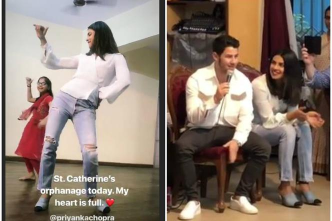 Nick Jonas i Priyanka Chopra w sierocińcu