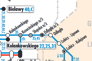 Odległa - przystanek MZK w Toruniu