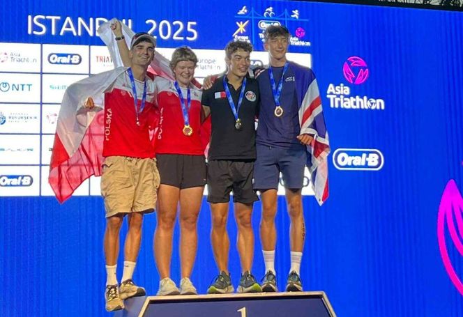Dwóch młodych bydgoszczan wróciło z wielkim sukcesem z Mistrzostw Europy i Azji w Triathlonie w Stambule