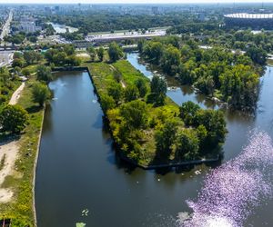 Port Praski w Warszawie z lotu ptaka