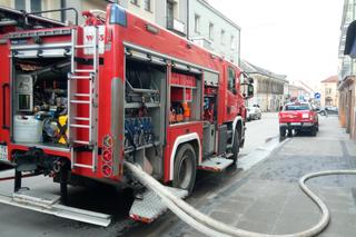 Pożar domu przy ulicy Św. Leonarda w Kielcach