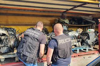 Rozbita dziupla samochodowa na terenie gminy Majdan Królewski