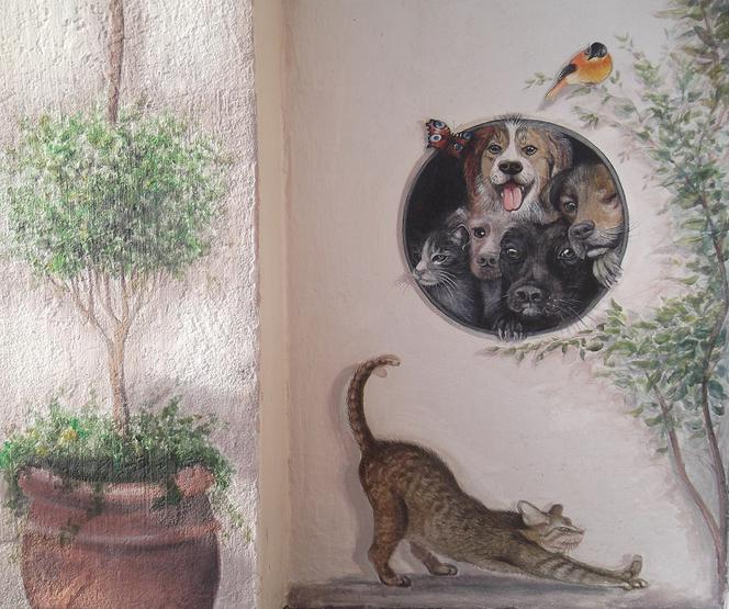 Artystyczne malowanie ścian, freski, murale, iluzj