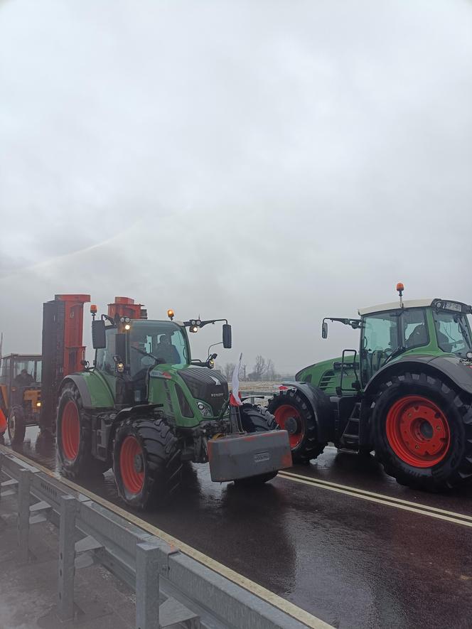 Protest rolników w Modliborzycach