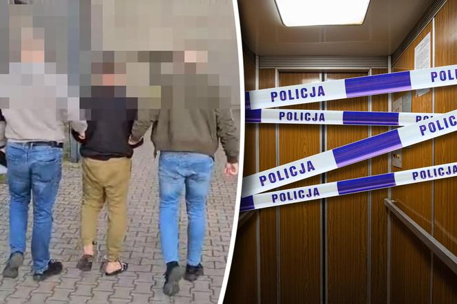 Wrocław. Zakrwawiony mężczyzna w windzie! Potencjalny zabójca zatrzymany [ZDJĘCIA]. 