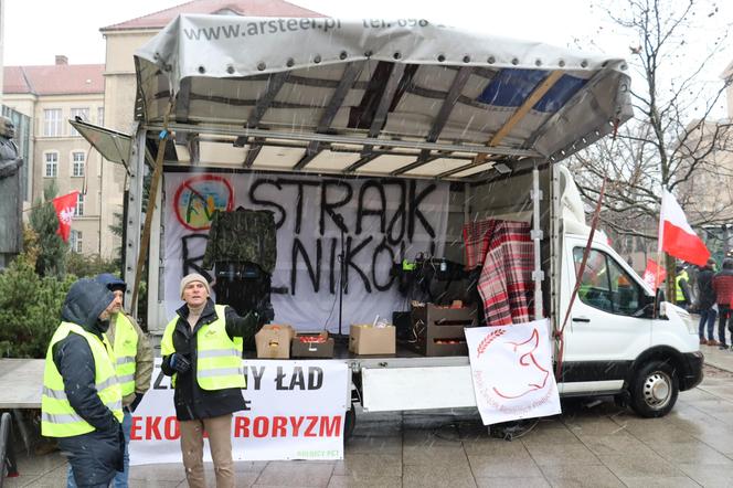 Protest rolników w Poznaniu 